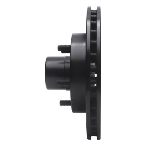 Chevrolet S10 Blazer Brake Rotor (1) - Front Right - R1 Concepts - Drilled & Slotted - Black - `91-`03